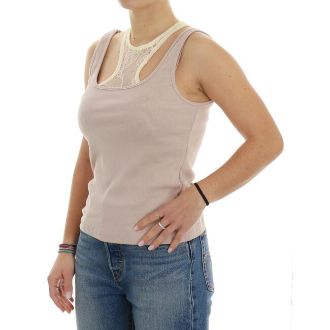 CANOTTA CON PIZZO HAVEONE - Mad Fashion | img vers.650x/